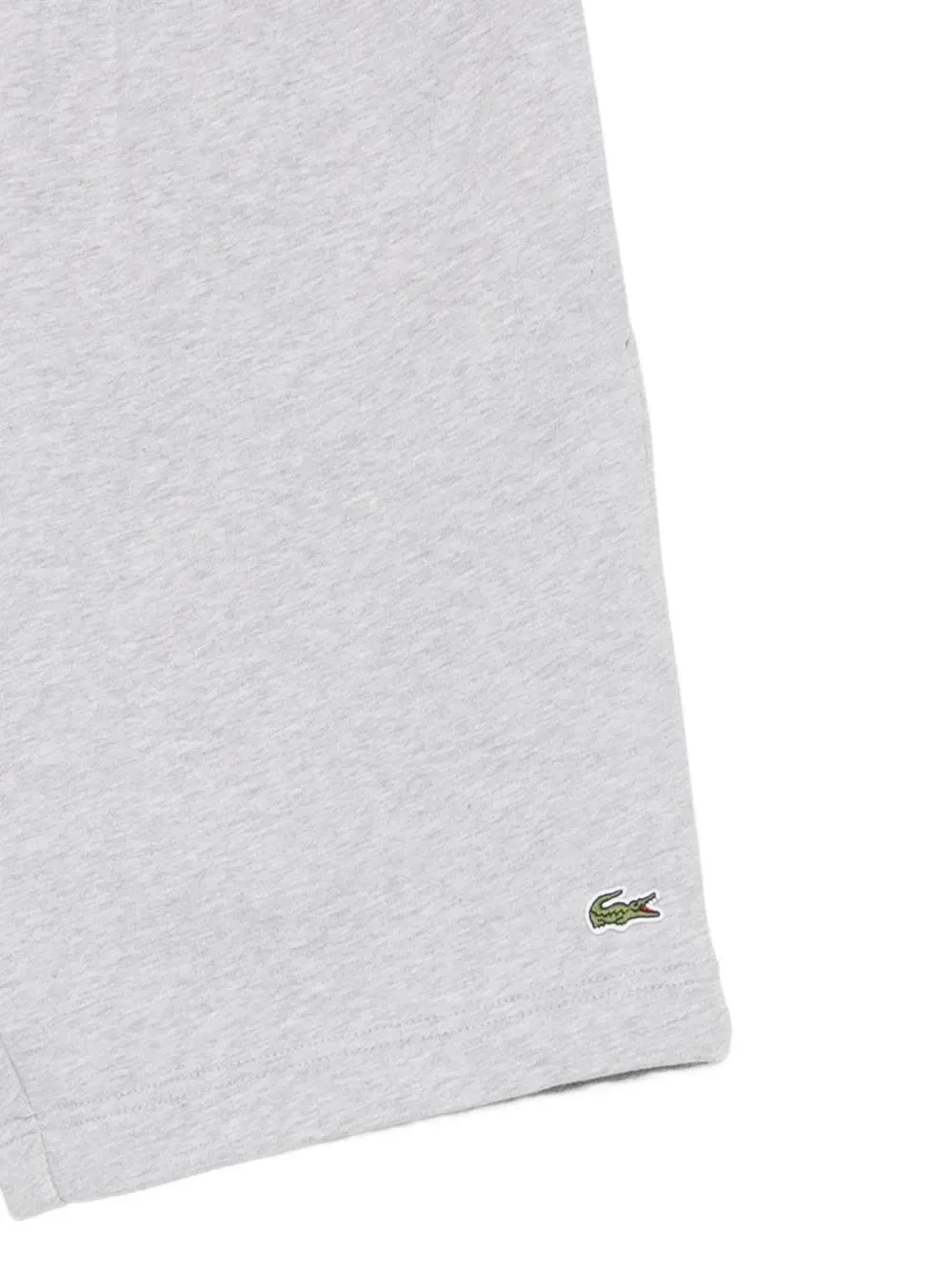 Эластичные шорты с логотипом Lacoste, серый — фото 3