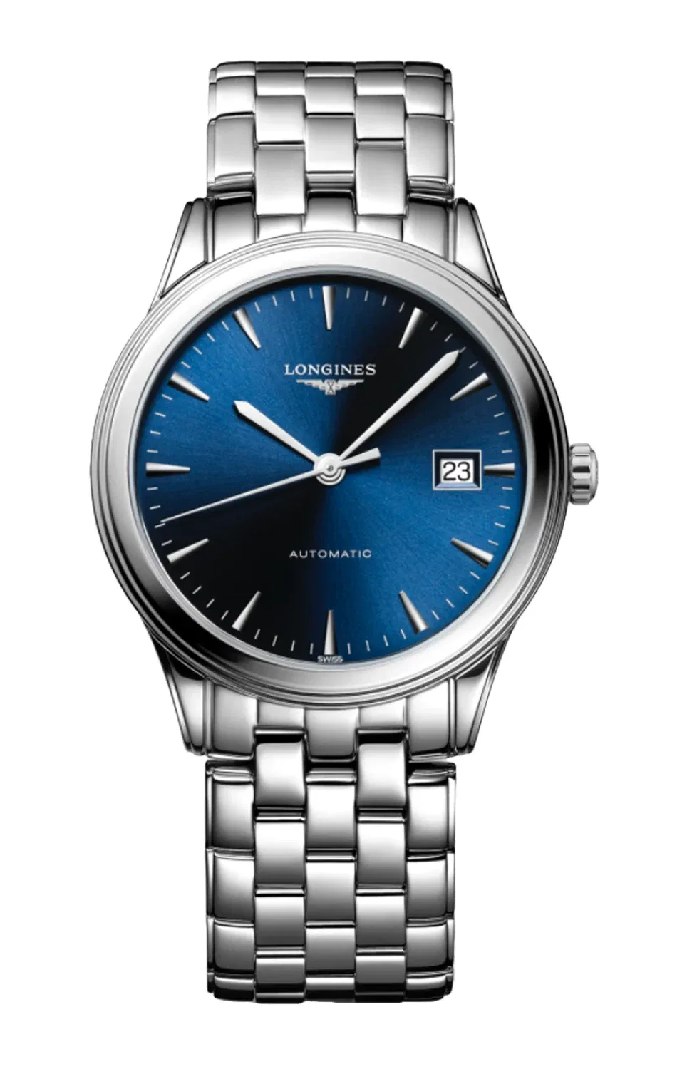 ФЛАГМАН - L4.974.4.92.6 LONGINES, синий