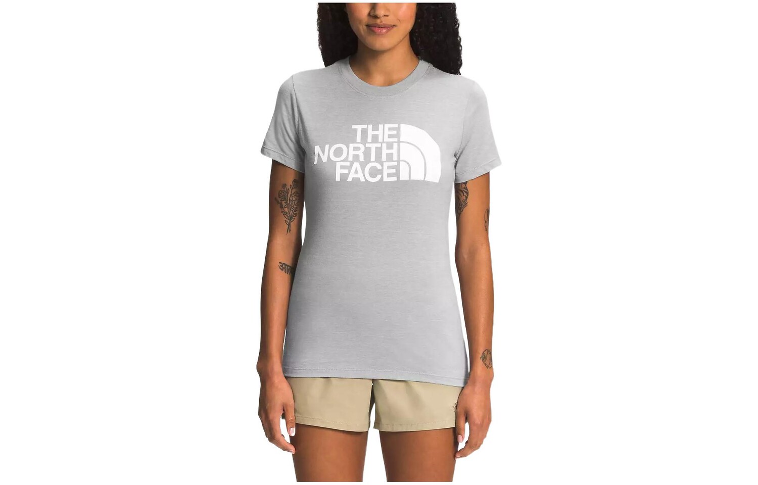 

Футболка женская серая The North Face