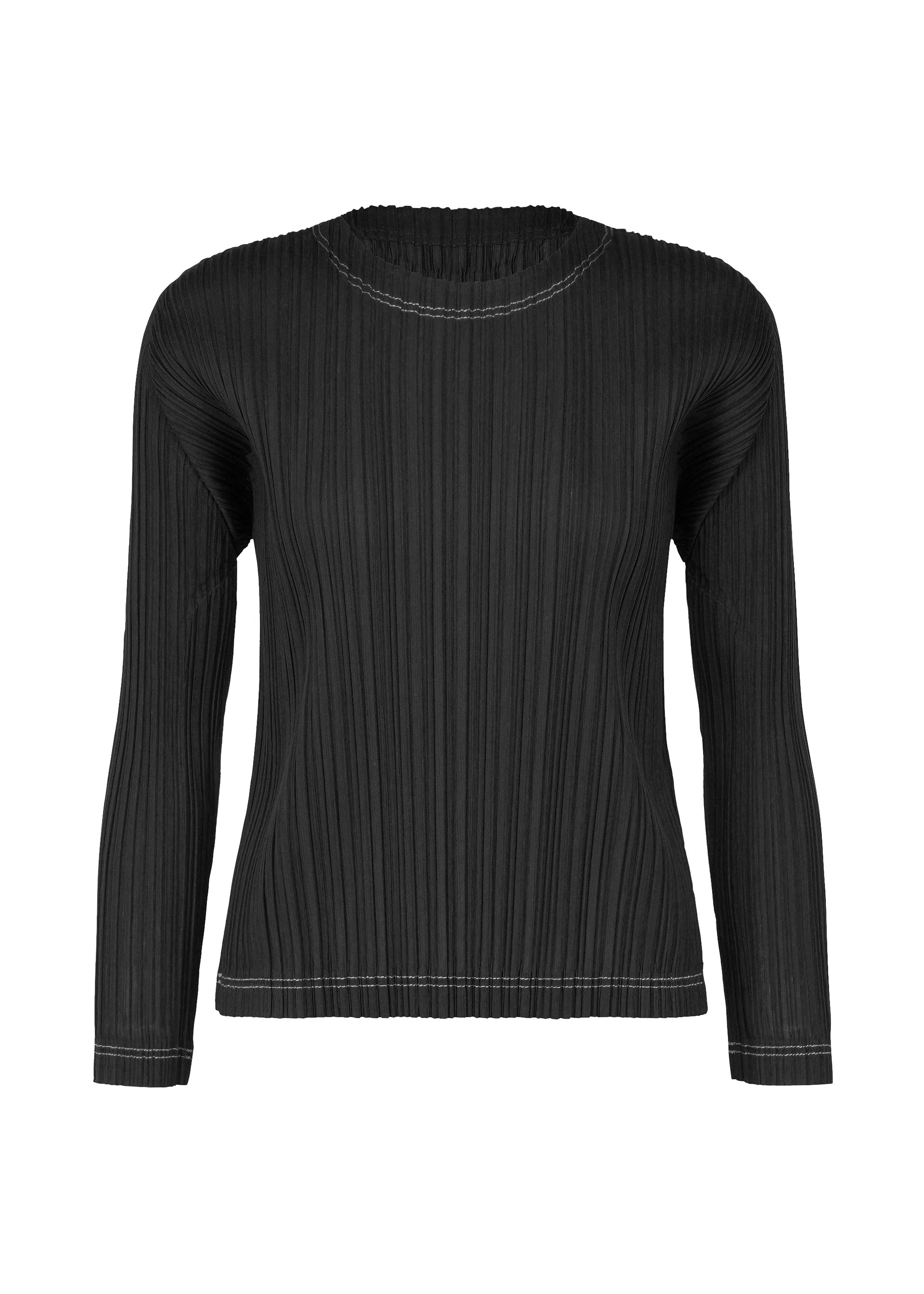

Рубашка ramie pleats Pleats Please Issey Miyake, черный