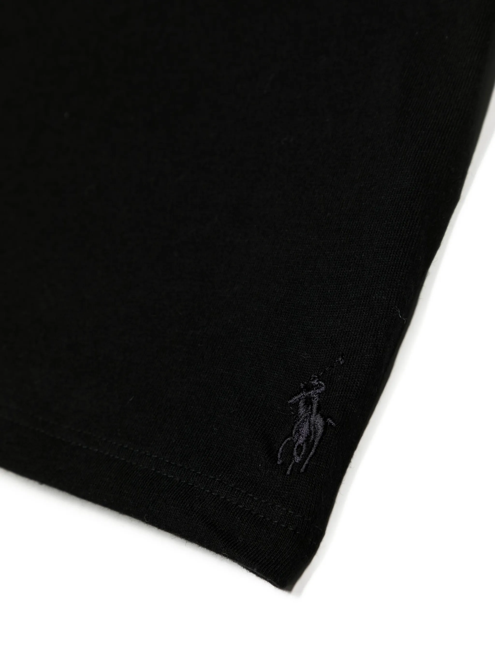 Комплект из двух футболок с вышитым логотипом Polo Ralph Lauren Kids, черный — фото 3
