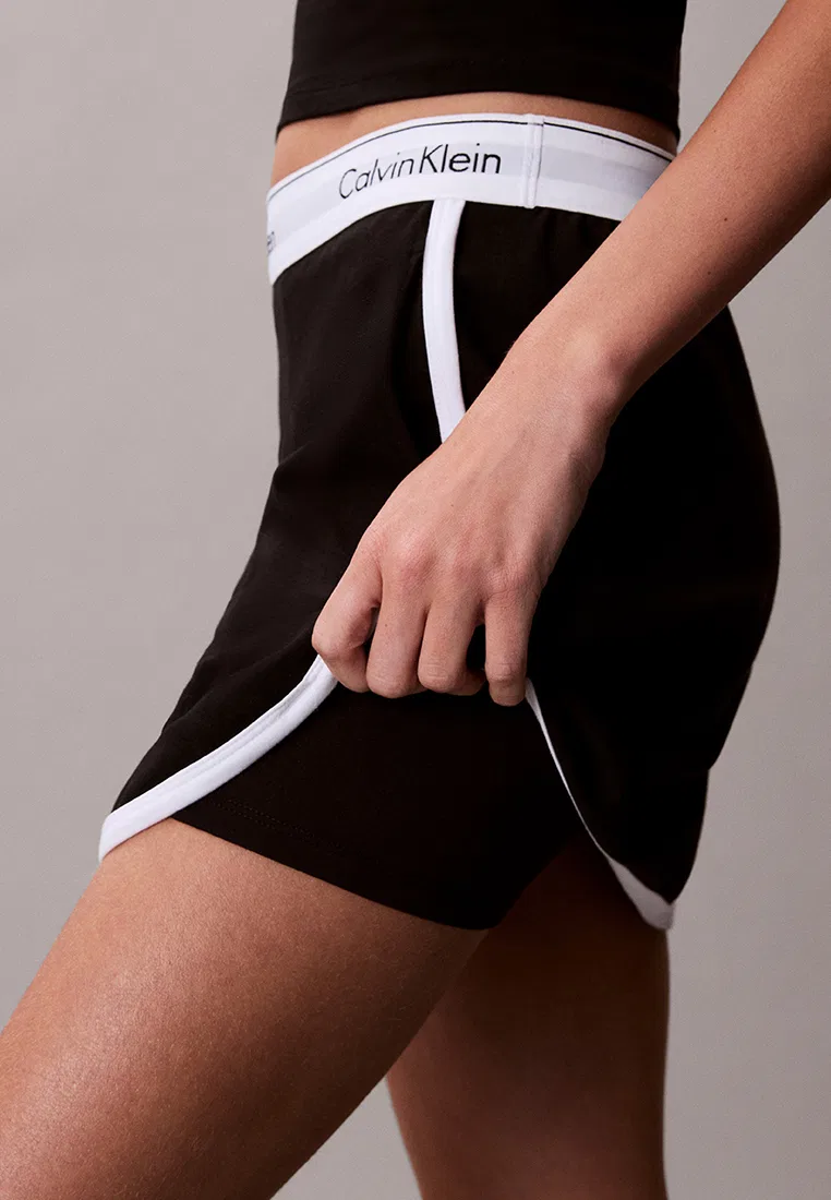 Юбка для спорта, мини, Calvin Klein Sport, черный — фото 3
