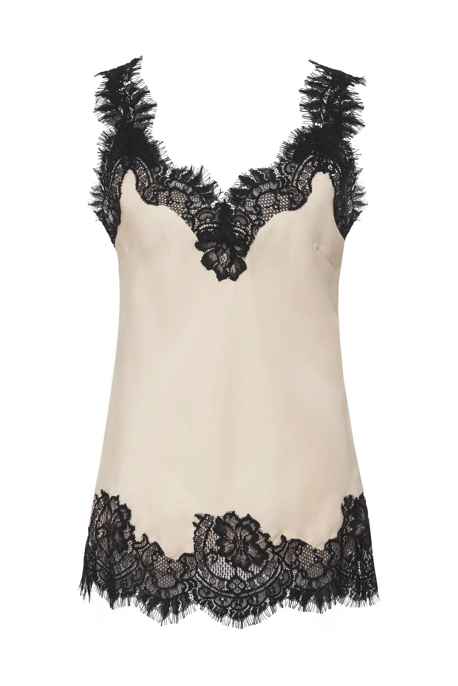 

Женская майка Megan Lace Tank Top в цвете Pearl/Black Gold Hawk
