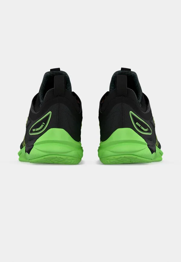 Волейбольные кроссовки wave luminous 3 Mizuno, Black/Glowing Apple/Mandarin Orange — фото 4
