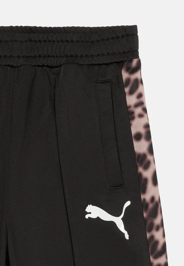 Спортивные брюки унисекс с высокой талией и принтом животных Puma, Black — фото 4