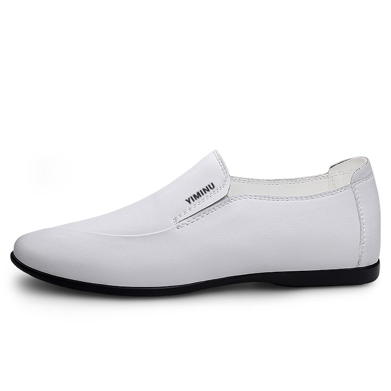 

Eminu Повседневные кожаные туфли мужские низкие коричневые с белым, цвет White