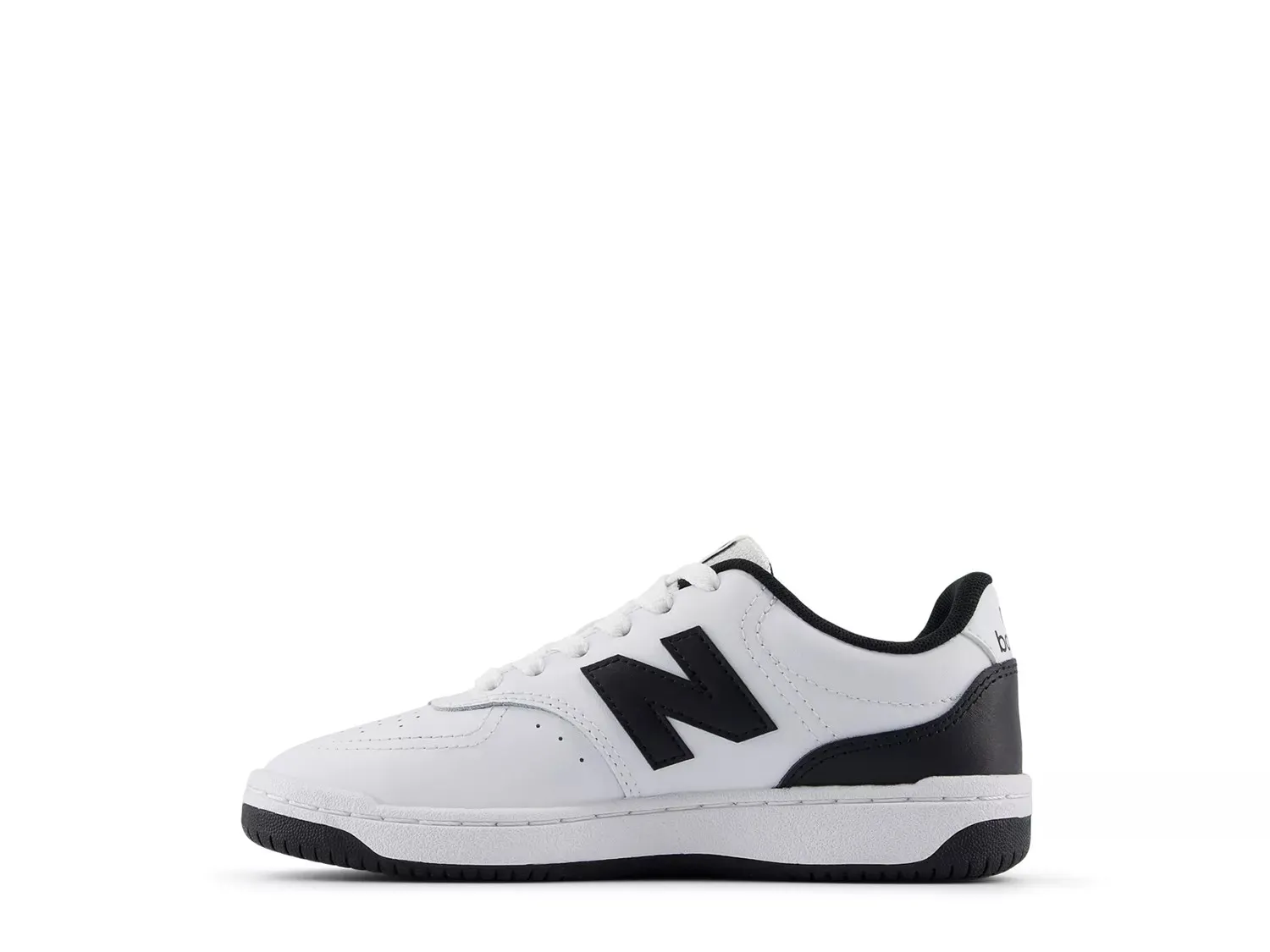 Кроссовки New Balance BB80 Court — детские, белые/черные — фото 2