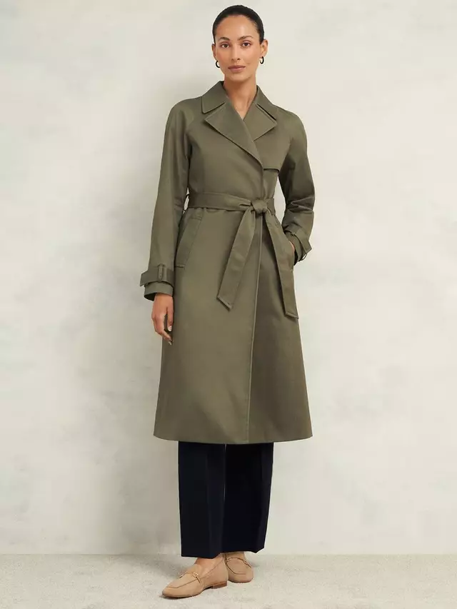 

Тренчкот Hobbs Rhian, цвет olive green