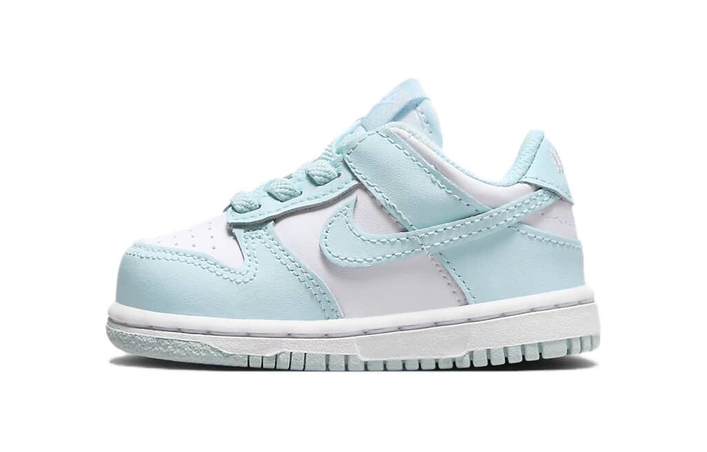 

Кроссовки Nike Dunk для малышей TD, White/glacier blue