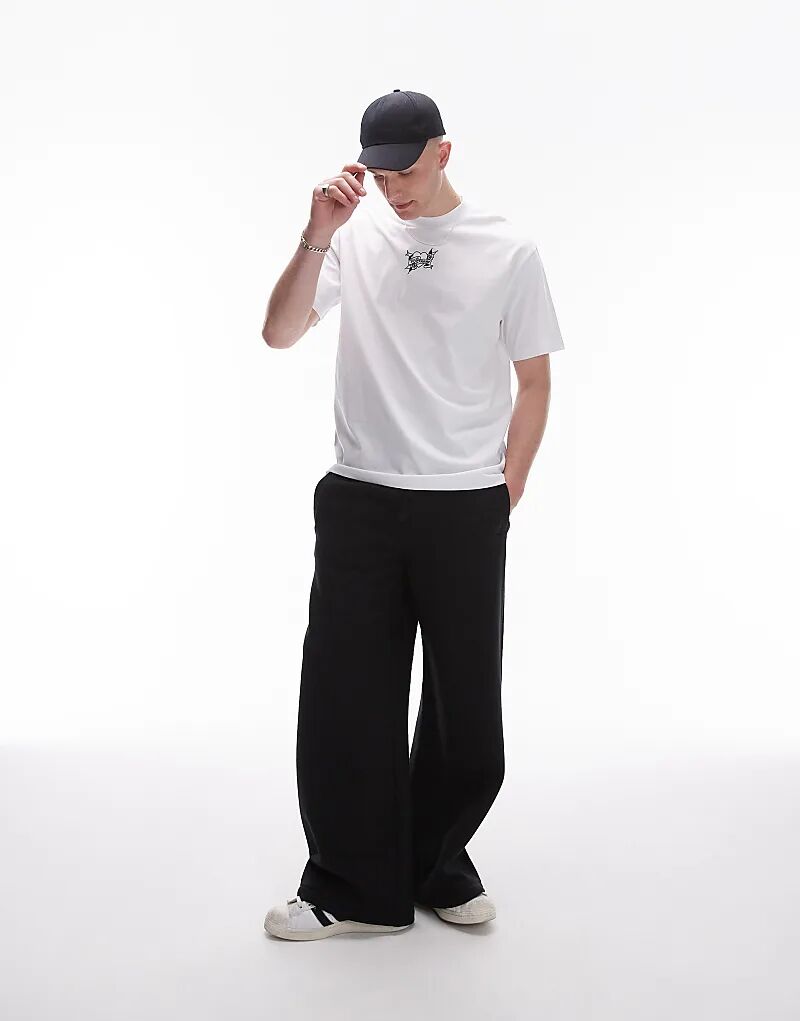 

Мешковатые джоггеры черного цвета Topman