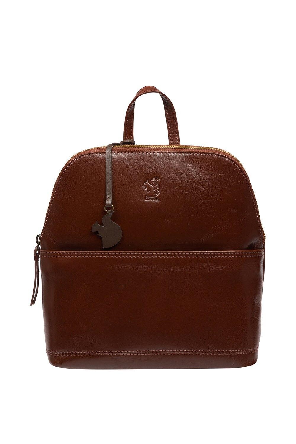 

Кожаный рюкзак Hollis Conkca London, коричневый