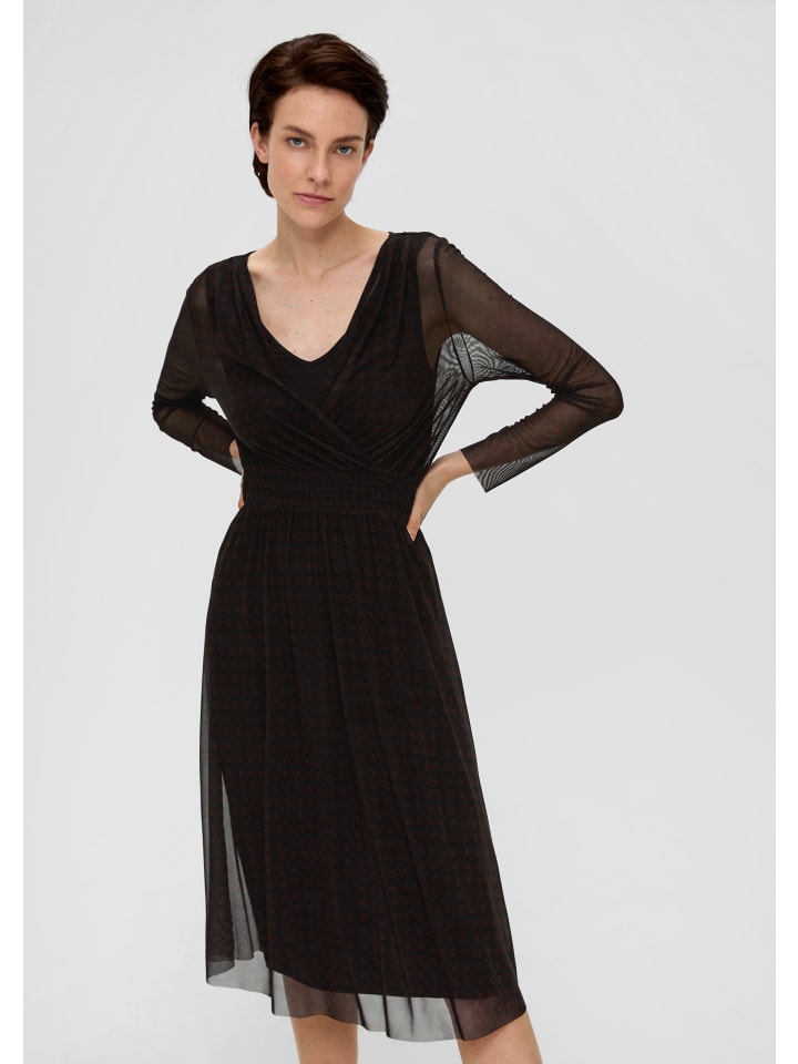 

Короткое платье s.Oliver BLACK LABEL Kleid kurz, черный