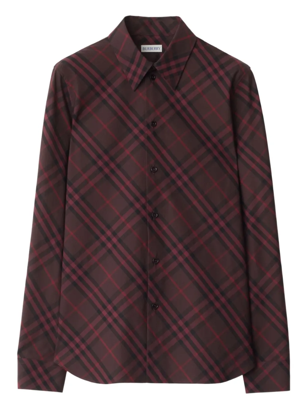 

Рубашка в клетку BURBERRY, красный