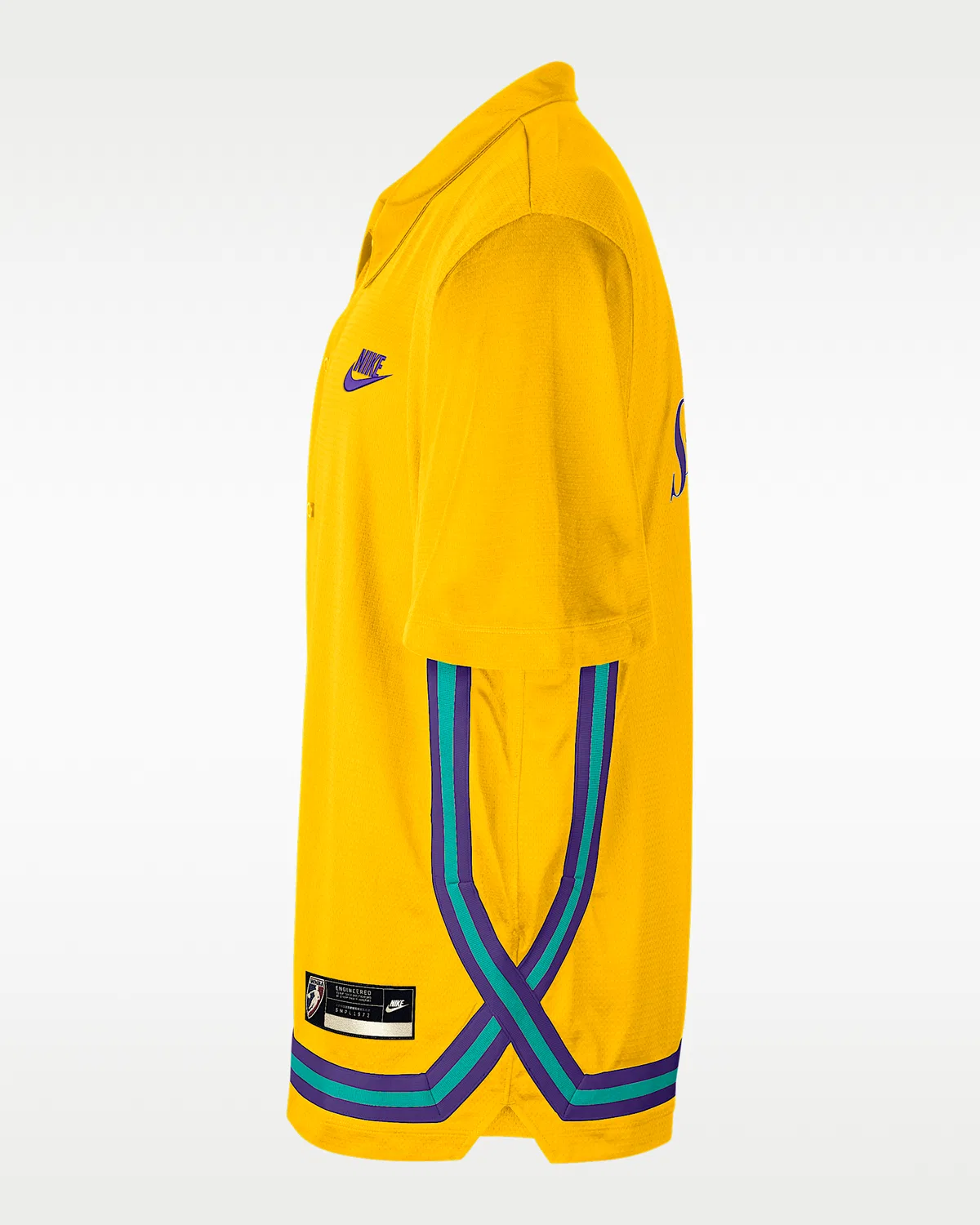 Nike Dri-FIT WNBA T-Shirt Los Angeles Sparks Court Origins, Amarillo/Field Purple — фото 3