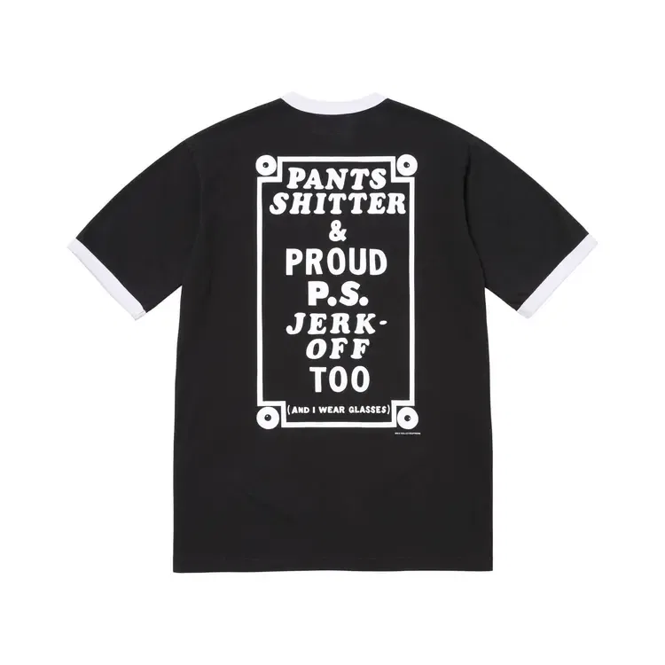Футболка Supreme x Mike Kelley Ringer Tee, черный — фото 2
