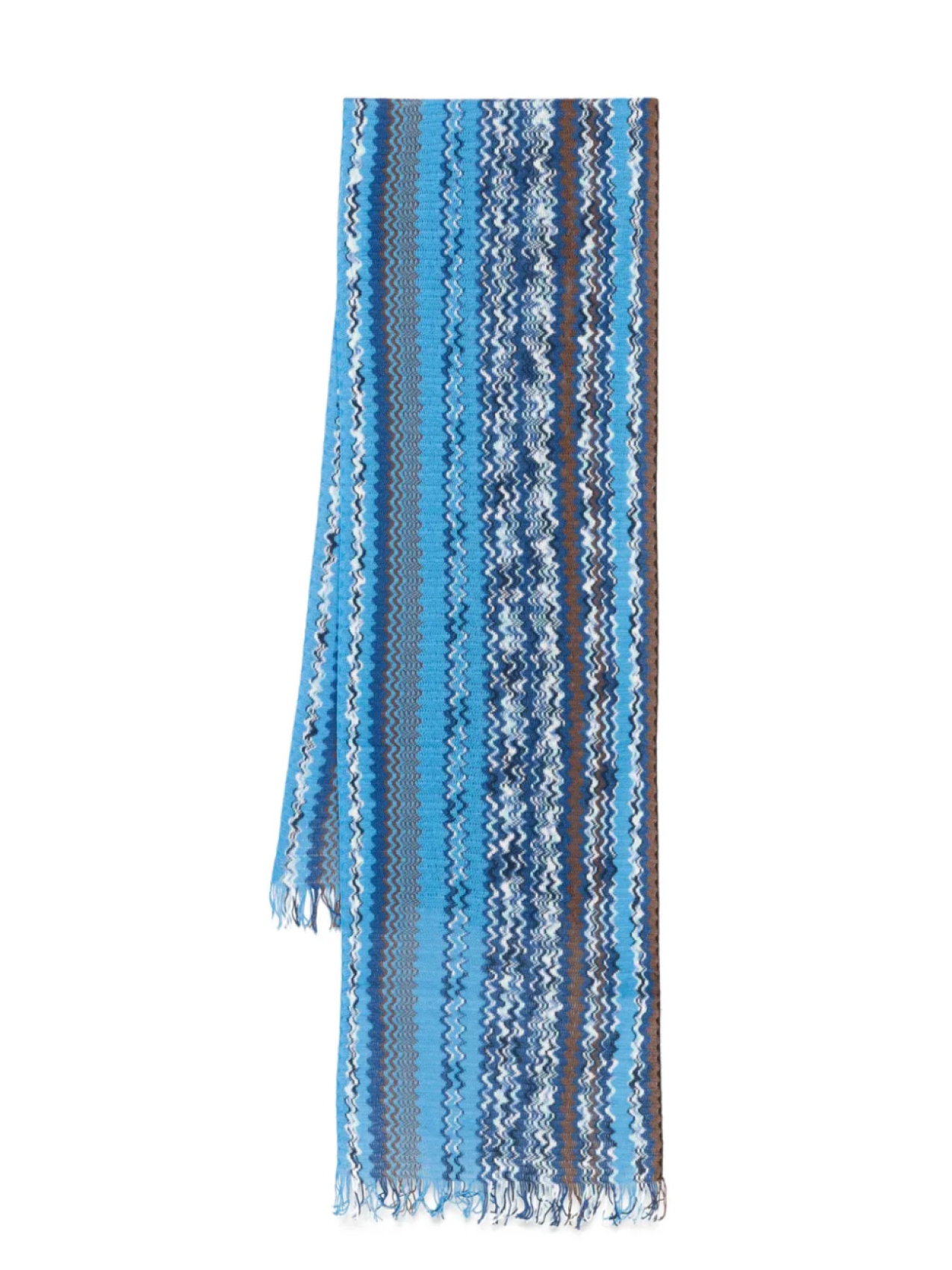 

Шарф Missoni с зигзагообразным узором, синий