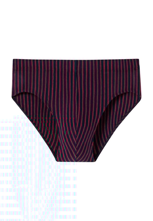 

Трусы 95/5 Essentials с полосатым эластичным поясом Schiesser, красный