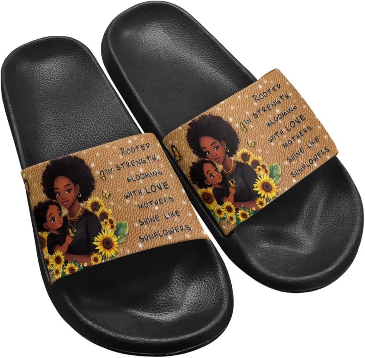 

Легкие сандалии Fuxowvby из EVA, мягкие нескользящие тапочки для женщин, мужчин и подростков, летние, для ванной, у бассейна, пляжа, водная обувь, размеры США 5,5-12,5, Mom Sunflower