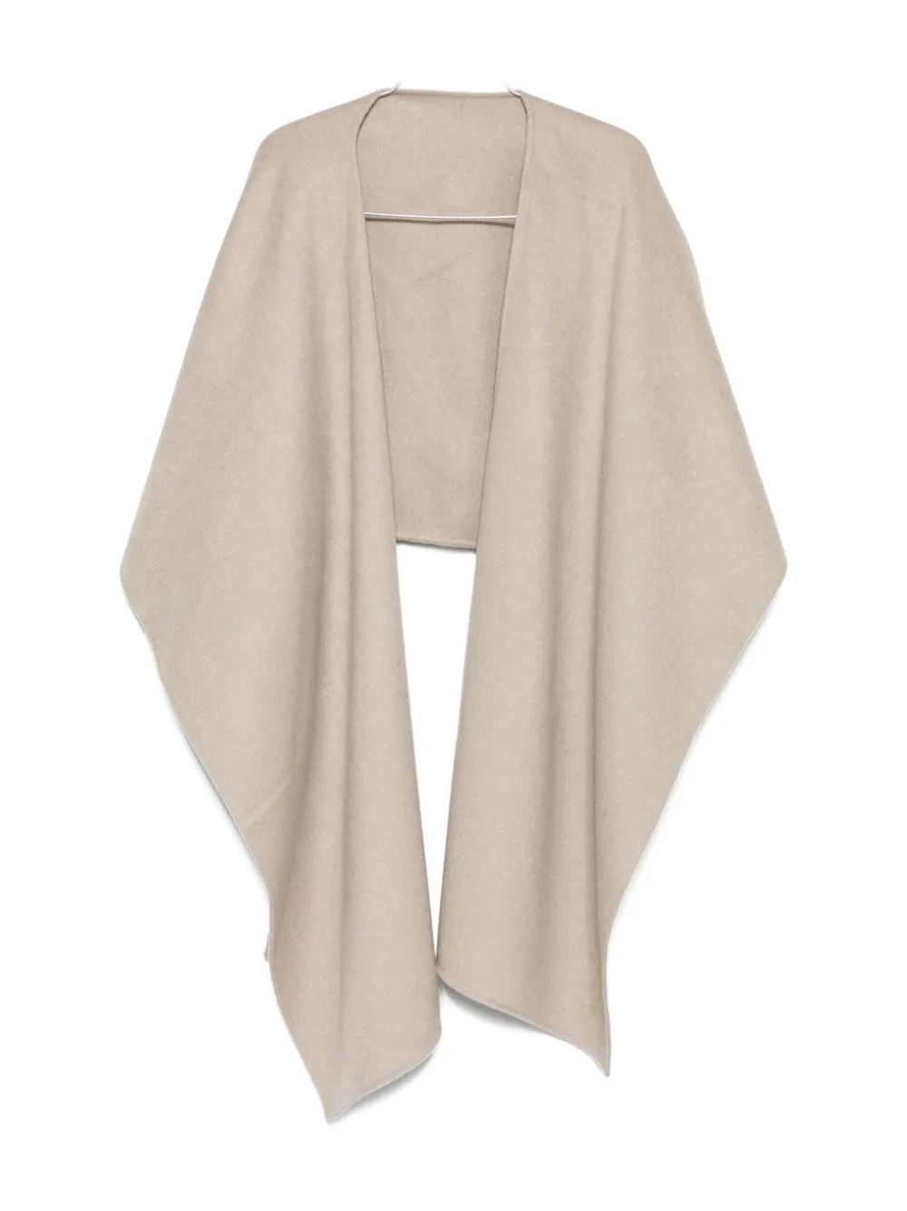 

Объемный шарф из шерсти Nanushka, серый