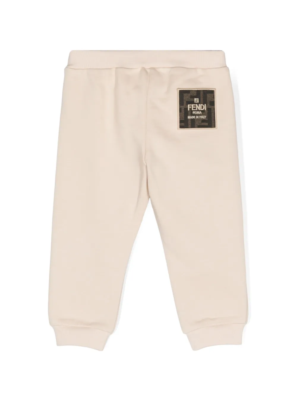 Спортивные брюки с логотипом FENDI KIDS, нейтральный — фото 2