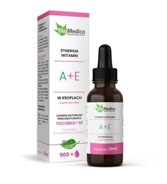 

Ekamedica Witaminy A+E Krople витамины в каплях, 30 ml
