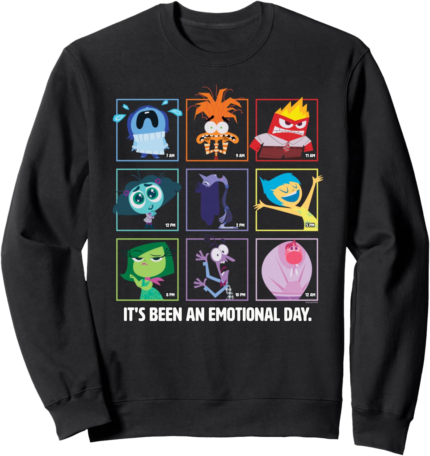 

Толстовка с надписью «Эмоции: Эмоциональный день» от Disney и Pixar, черная Disney Pixar, Черный, Толстовка с надписью «Эмоции: Эмоциональный день» от Disney и Pixar, черная Disney Pixar