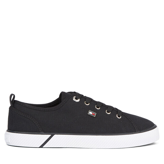 

Кроссовки Tommy Hilfiger Vulc Canvas Sneaker FW0FW08063 Black BDS, черный