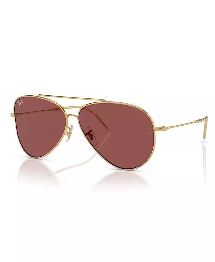 

Солнцезащитные очки унисекс, Aviator Reverse RBR0101 Ray-Ban, золото