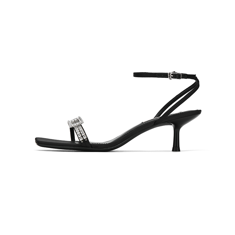Сандалии Arrival At Starry One Strap Sandals Women's 73Hours, Black