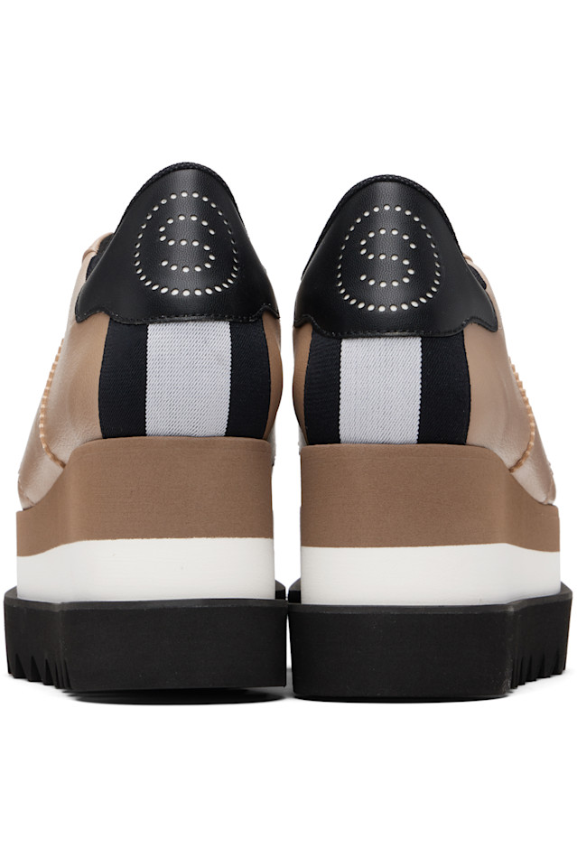 Кроссовки на платформе Sneak-Elyse Stella Mccartney, серо-коричневый — фото 2