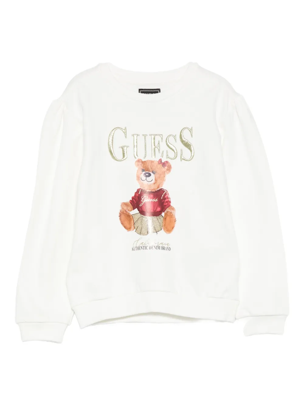 

Толстовка с вышивкой Guess Kids, нейтральный