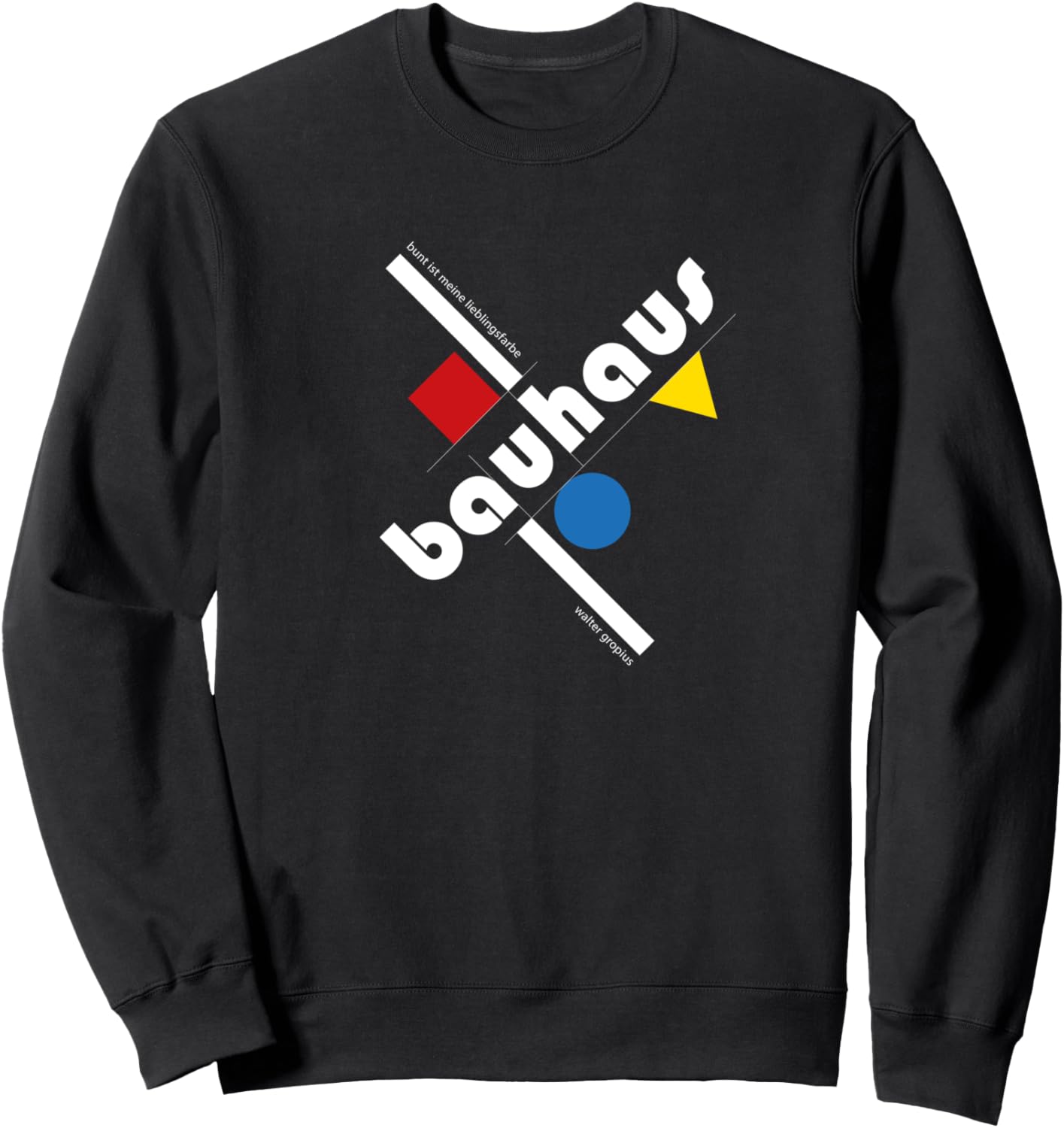 

BAUHAUS: Толстовка школы дизайна Баухаус 1919-1933, черная 100Th Anniversary Of The Bauhaus Art School, Черный, BAUHAUS: Толстовка школы дизайна Баухаус 1919-1933, черная 100Th Anniversary Of The Bauhaus Art School