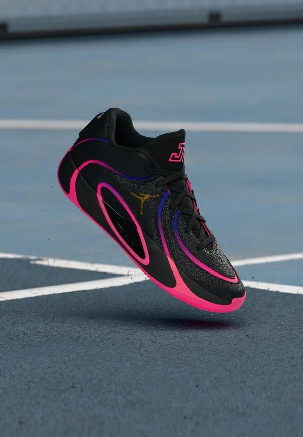 Баскетбольные кроссовки jordan tatum 4 Jordan, Black/Hyper Pink/Fierce Purple/Racer Blue