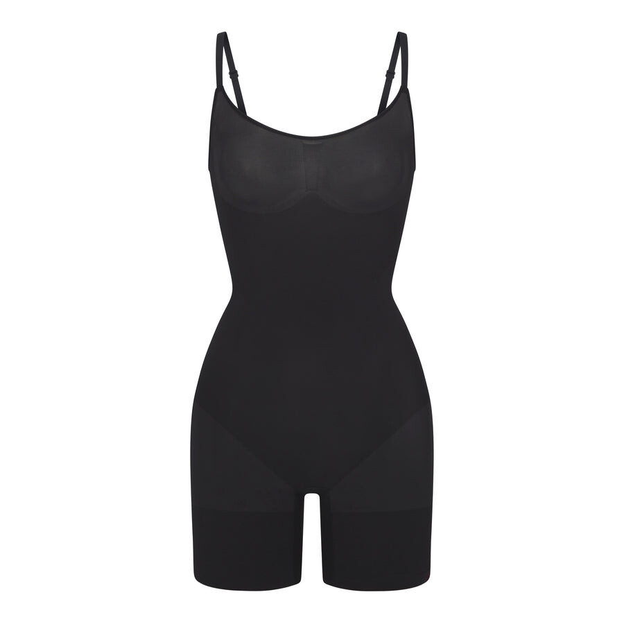 

Боди до средины бедра SKIMS Everyday Sculpt, цвет Onyx