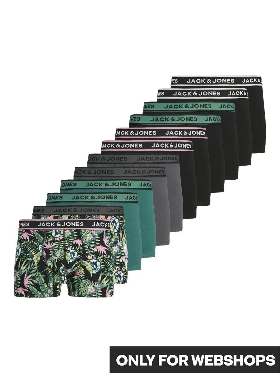 

Jack & Jones Сундук "JACDREW TRUNKS 12 PACK" (упаковка, 12 шт.), черный