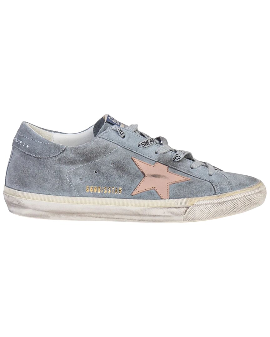 Золотой гусь Супер-Звезда Замшевые кроссовки Golden Goose