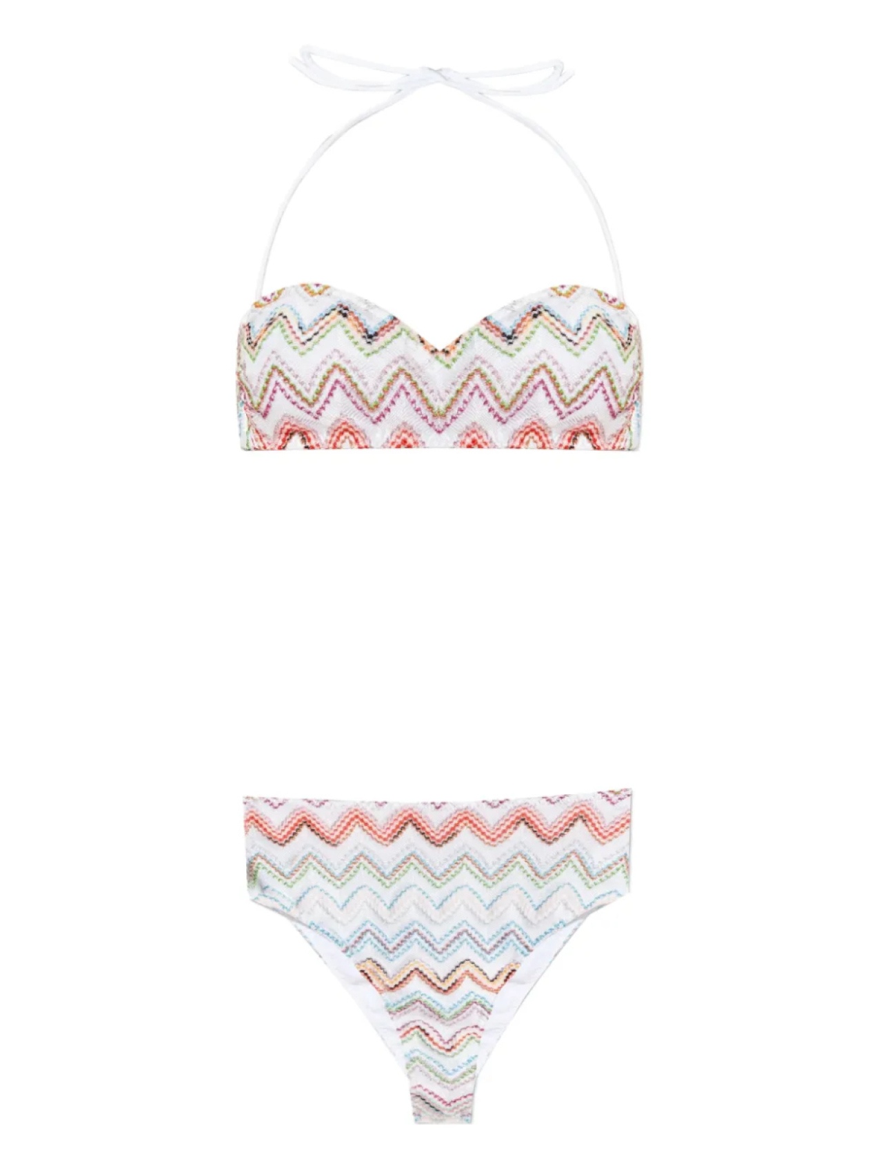 

Бикини с зигзагообразным узором Missoni, нейтральный