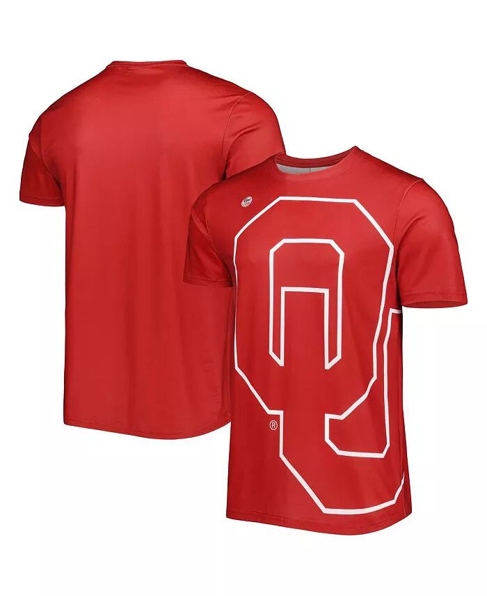 

Мужская темно-красная футболка Oklahoma Sooners с большим логотипом Dyme Lyfe