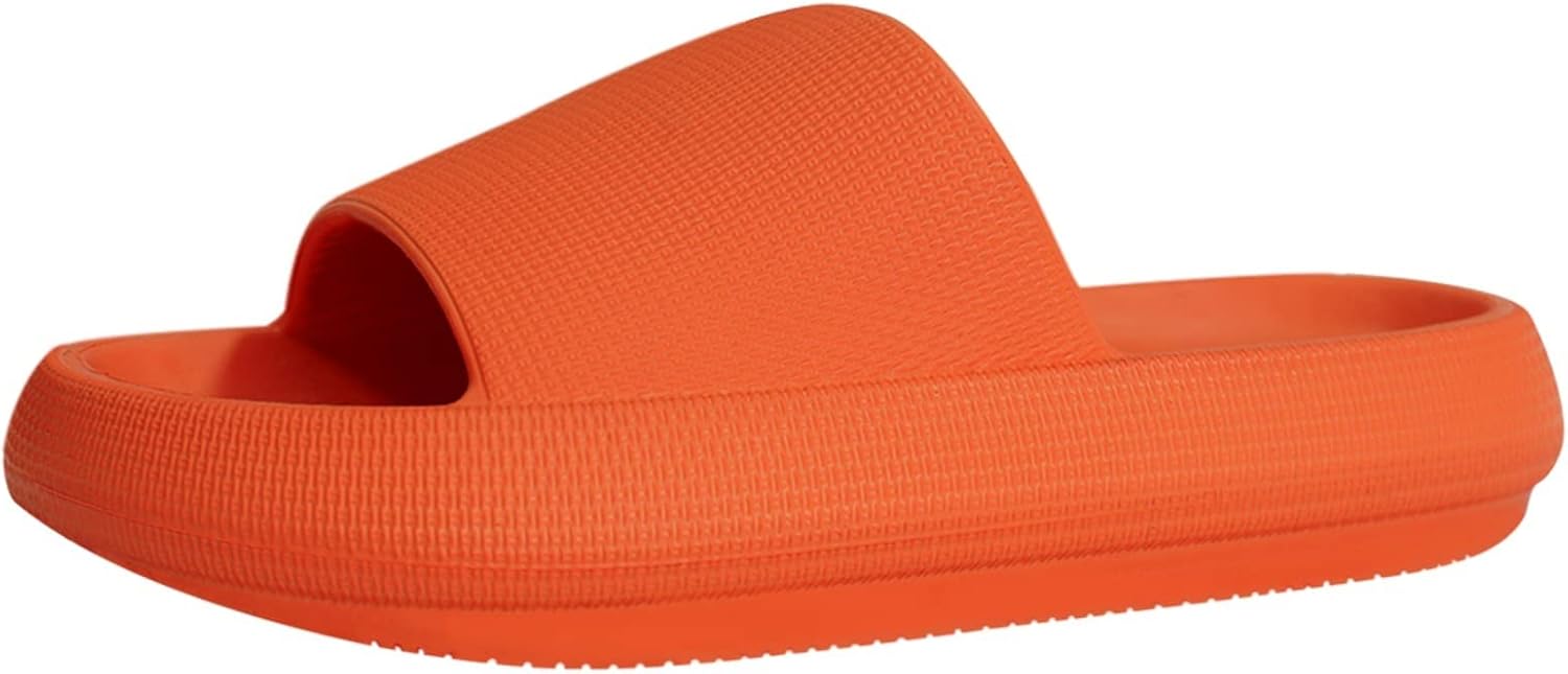 

Женские и мужские шлепанцы Cloud Pillow, мягкие сандалии EVA, нескользящие пляжные шлепанцы, для душа и ванной, с открытым носком, мягкая подушка, домашние тапочки (Цвет: A-6, Размер обуви: 38-39) Ansair, 38-39 B-3