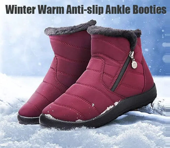

Зимние сапоги Boojoy Boojoy Winterstiefel Водонепроницаемые Слипоны для улицы, снегоступы (Серый, 9) Sopaeduon, черный