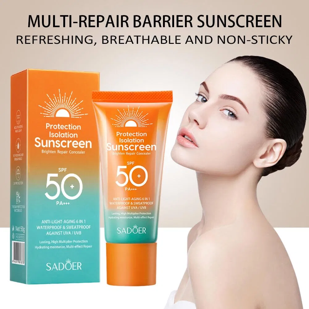 Увлажняющий солнцезащитный лосьон SPF 50+ (2 шт.) Jawseu, 2 Pieces. — фото 2