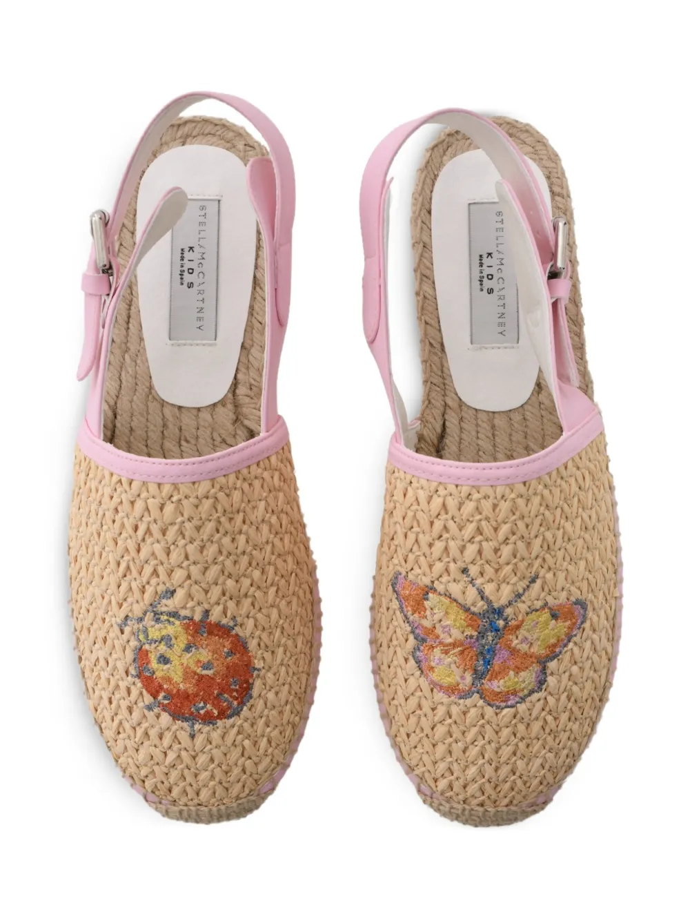 Эспадрильи с графичным принтом Stella McCartney Kids, нейтральный — фото 4