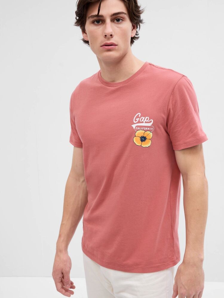 

Футболка с логотипом Gap, красный