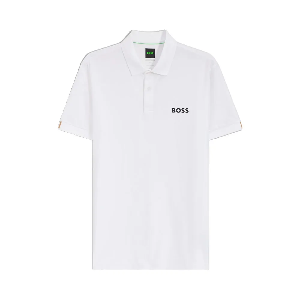 

Футболка-поло BOSS Toc Serve 1 10278625, белый