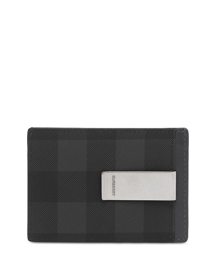 

Футляр для карточек с зажимом для денег London Check Burberry