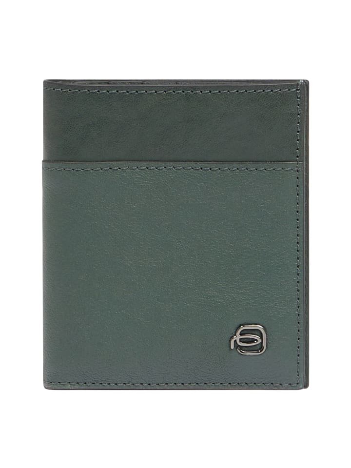 

Кошелек Piquadro Black Square Kreditkartenetui RFID Schutz Leder 9 cm, зеленый