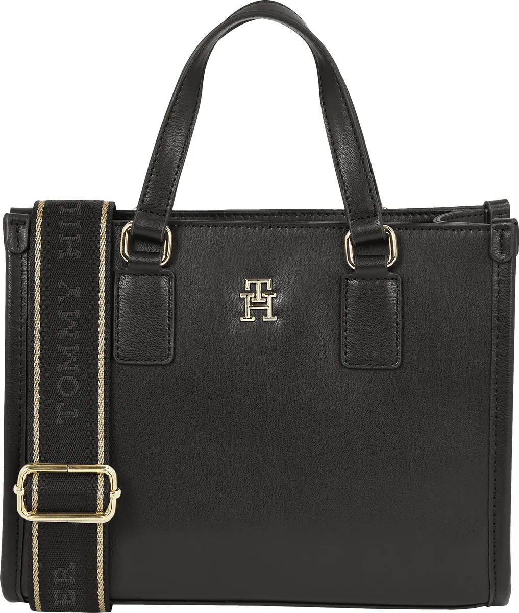 

Tommy Hilfiger Mini Bag "TH MONOTYPE MINI TOTE", женская сумка женская сумка через плечо сумка с ручкой, черный