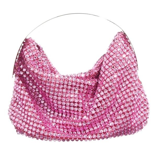 

Сумка clo crystal net Gedebe, розовый
