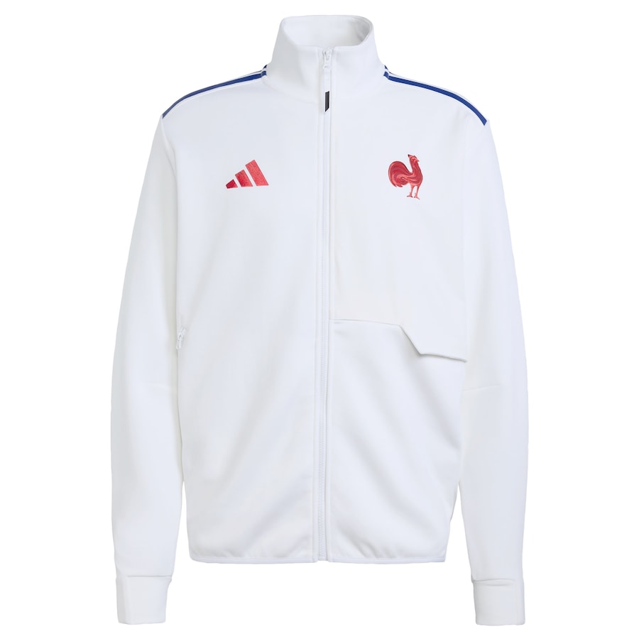 

Спортивный костюм ADIDAS PERFORMANCE Frankreich Rugby Anthem Jacke, белый