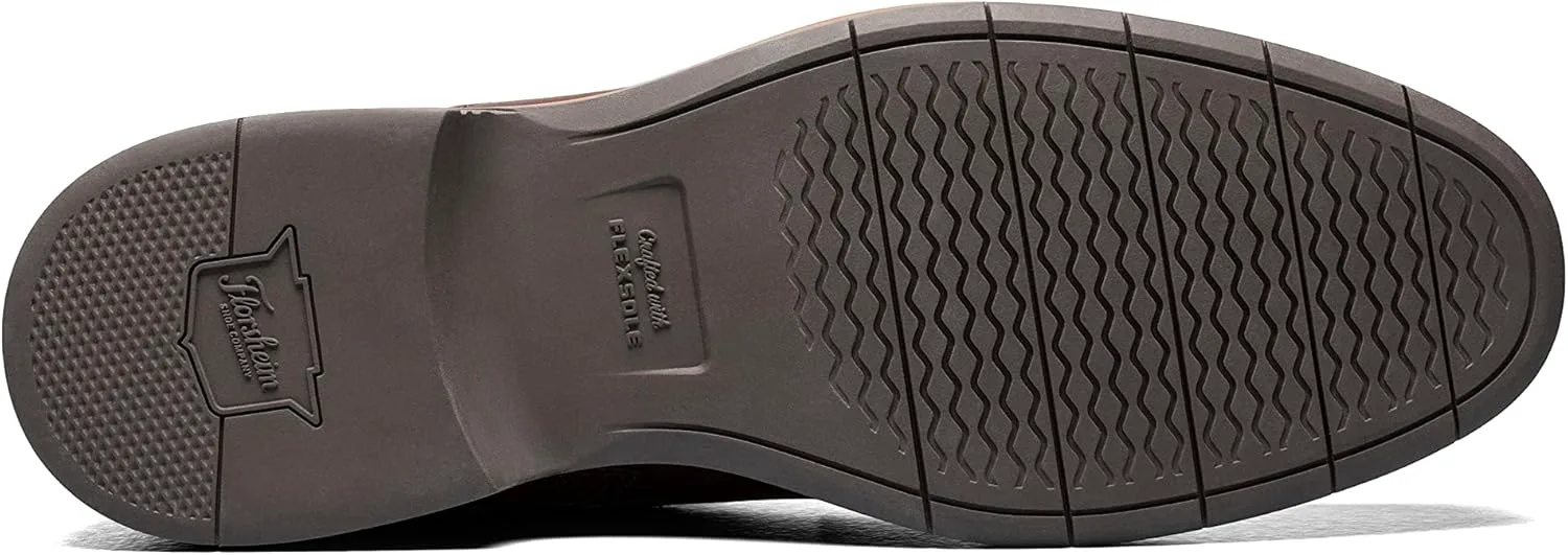 Мужские оксфорды Florsheim Neufeld с простым носком, коричневый